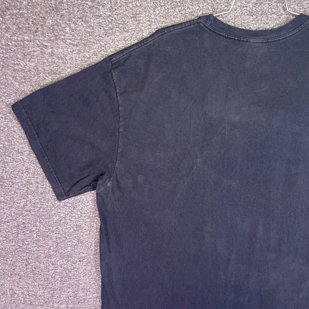 Nike Air Shirt Men 2XL Navy True Basketball Athletic AF1 Sleeve Graphic Logo Y2K